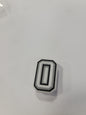WHITE NUMBER 0
