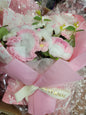 Crochet Pink and White Bouquet