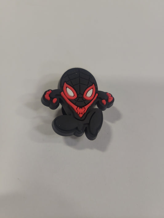 Spiderman Black Shoe Charm
