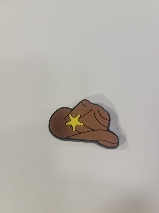 Sheriff Western Hat Shoe Charm
