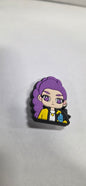 Anime Character with Purple Hair