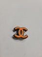 Chanel Logo Orange Charm