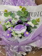 Crochet Purple Bouquet Purple Flowers