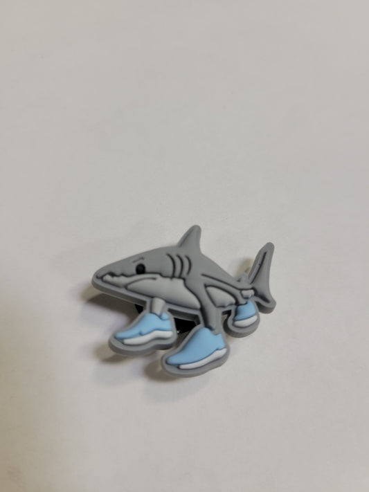 Shark with Shoes Charm