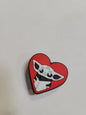 Grogu Red Heart Charm (Star Wars)