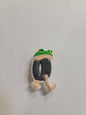 Frog head on a Tire with Legs Charm