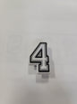 WHITE NUMBER 4