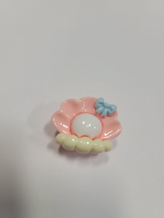 Pastel Flower Pearl Charm