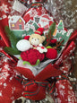 Crochet Christmas Bear Bouquet
